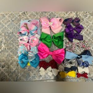 Colorful Kids Hair Bow Set